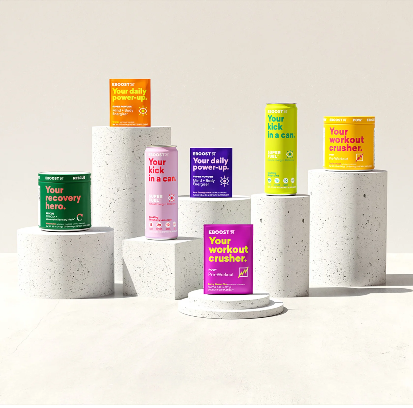 Group photo example - (up to 15 products in a shot)